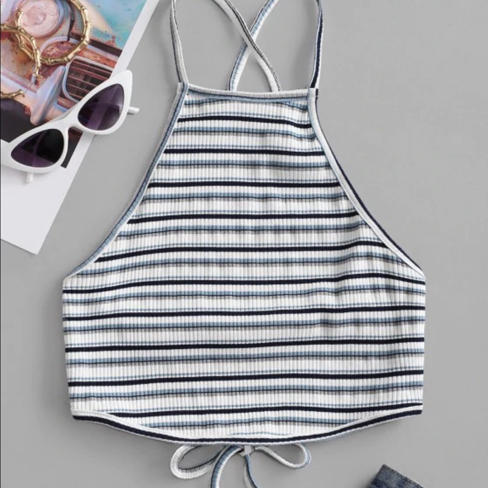Tie tank top